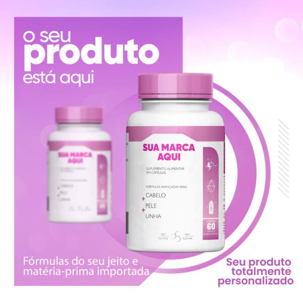SUPLEMENTO PARA CABELO, PELE E UNHA