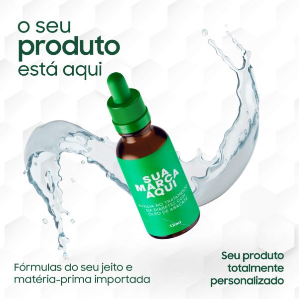 GOTAS AUXILIAR NO TRATAMENTO DA DIABETES COM ÓLEO DE ABACATE