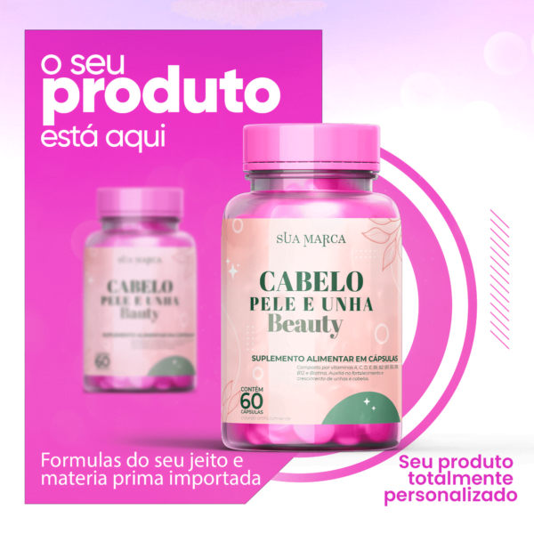SUPLEMENTO PARA CABELO, PELE E UNHA